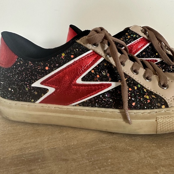 Glitter lightning bolt shoes - Picture 2 of 8